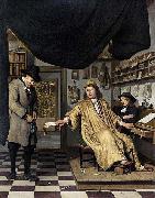 Job Adriaenszoon Berckheyde A Notary in His Office oil painting reproduction